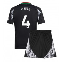 Arsenal Ben White #4 Vonkajší Detský futbalový dres 2024-25 Krátky Rukáv (+ trenírky)